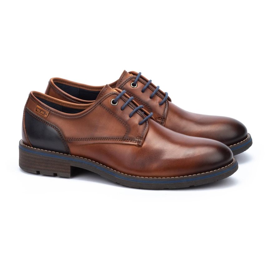 Men's Pikolinos YORK Casual Shoes Brown | NZ Y137905